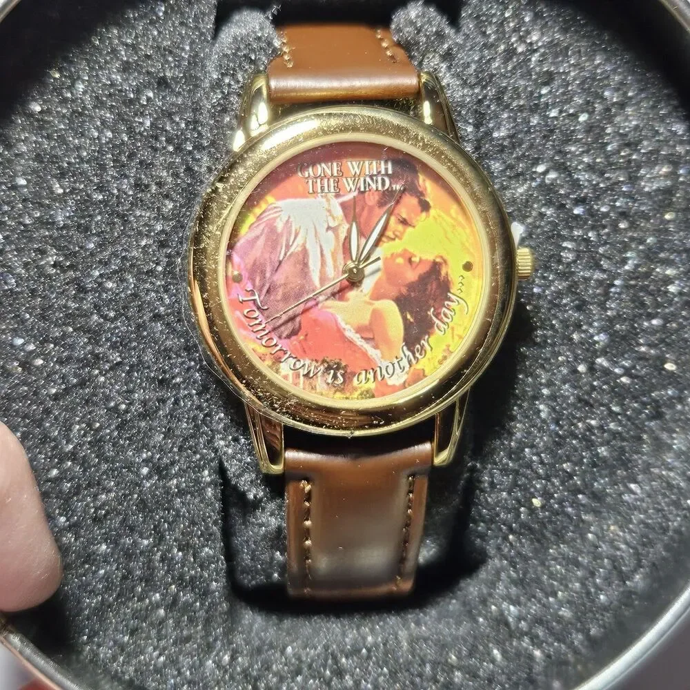 Gone With The Wind Wrist Watch In Tin NEW With Box 2007 Avon